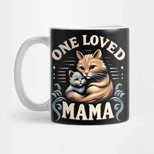 One loved mama - cats Mug